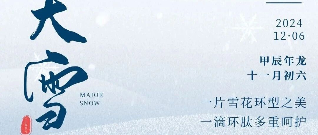 大雪｜生物透皮环肽技术，一滴环肽多重呵护